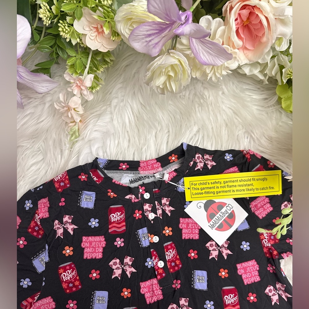 50 pc for 100$ soft bamboo pajama tunic dress cute prints for Christmas gif - Picture 6 of 11